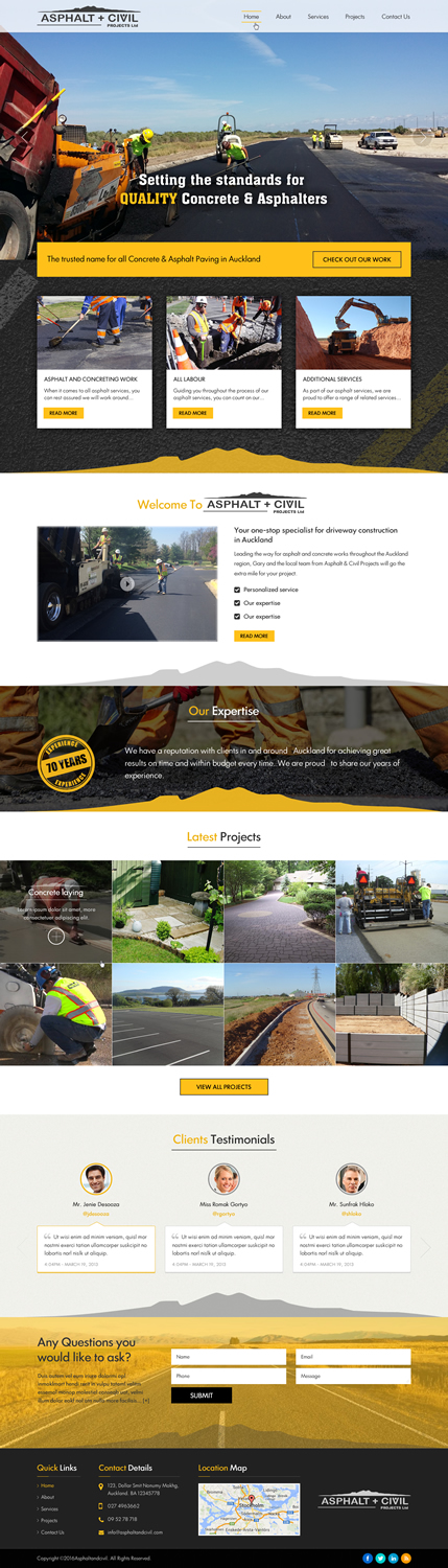 Diseño Web por Sbss para Tombleson Construction LTD | Diseño #10960928