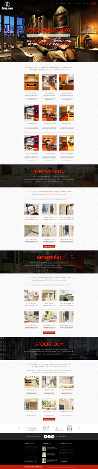 Web Design by Impressive Solutions for Tombleson Construction LTD | Design #11020316