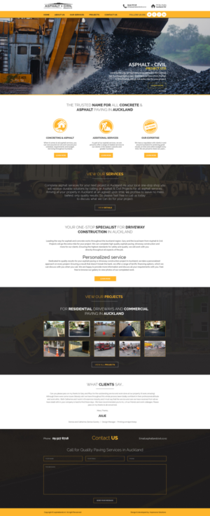 Web Design by Impressive Solutions for Tombleson Construction LTD | Design: #11020374