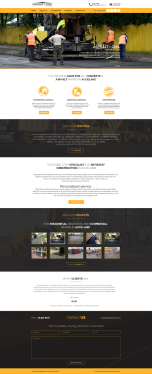 Web Design by Impressive Solutions for Tombleson Construction LTD | Design: #11020375