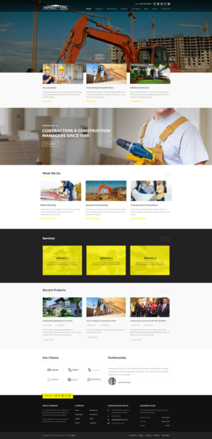 Web Design by iLibart for Tombleson Construction LTD | Design: #10967491