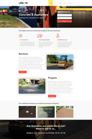 Web Design by dii for Tombleson Construction LTD | Design: #10964537