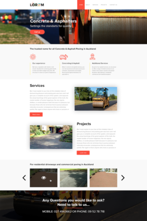 Web Design by dii for Tombleson Construction LTD | Design: #10964538