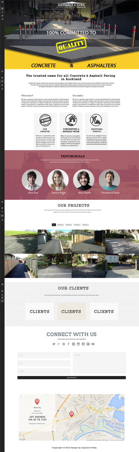 Web Design by bdesigner9 for Tombleson Construction LTD | Design #10950339