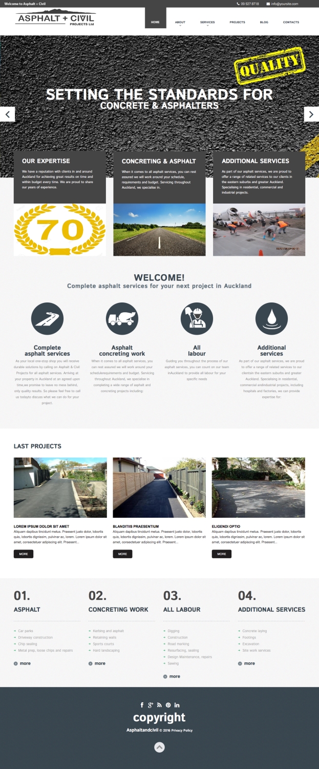 Web-Design von cCopilot für Tombleson Construction LTD | Design #10956786