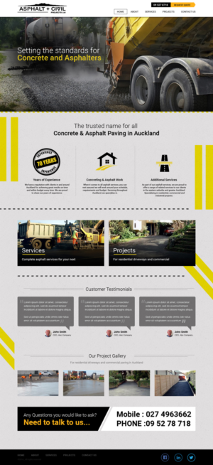 Web Design by Tpith for Tombleson Construction LTD | Design: #11046402