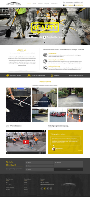 Web Design by Web n Graphic Group for Tombleson Construction LTD | Design: #11010027