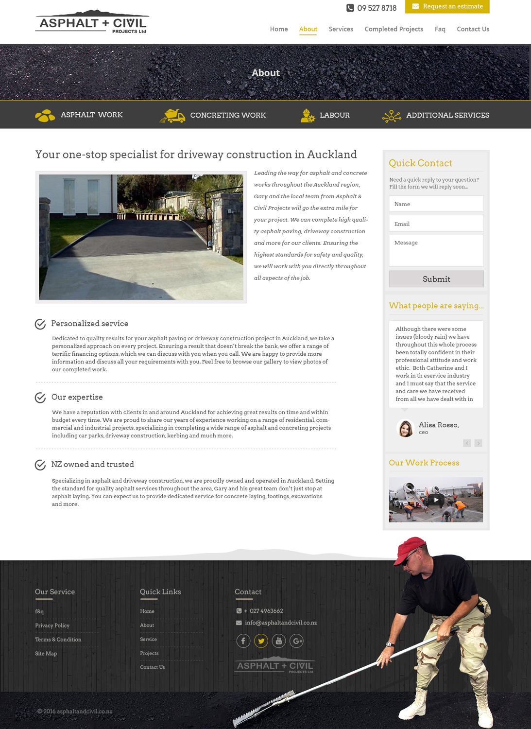Web Design par Web n Graphic Group pour Tombleson Construction LTD | Design #11021251