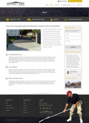Web Design by Web n Graphic Group for Tombleson Construction LTD | Design: #11021251