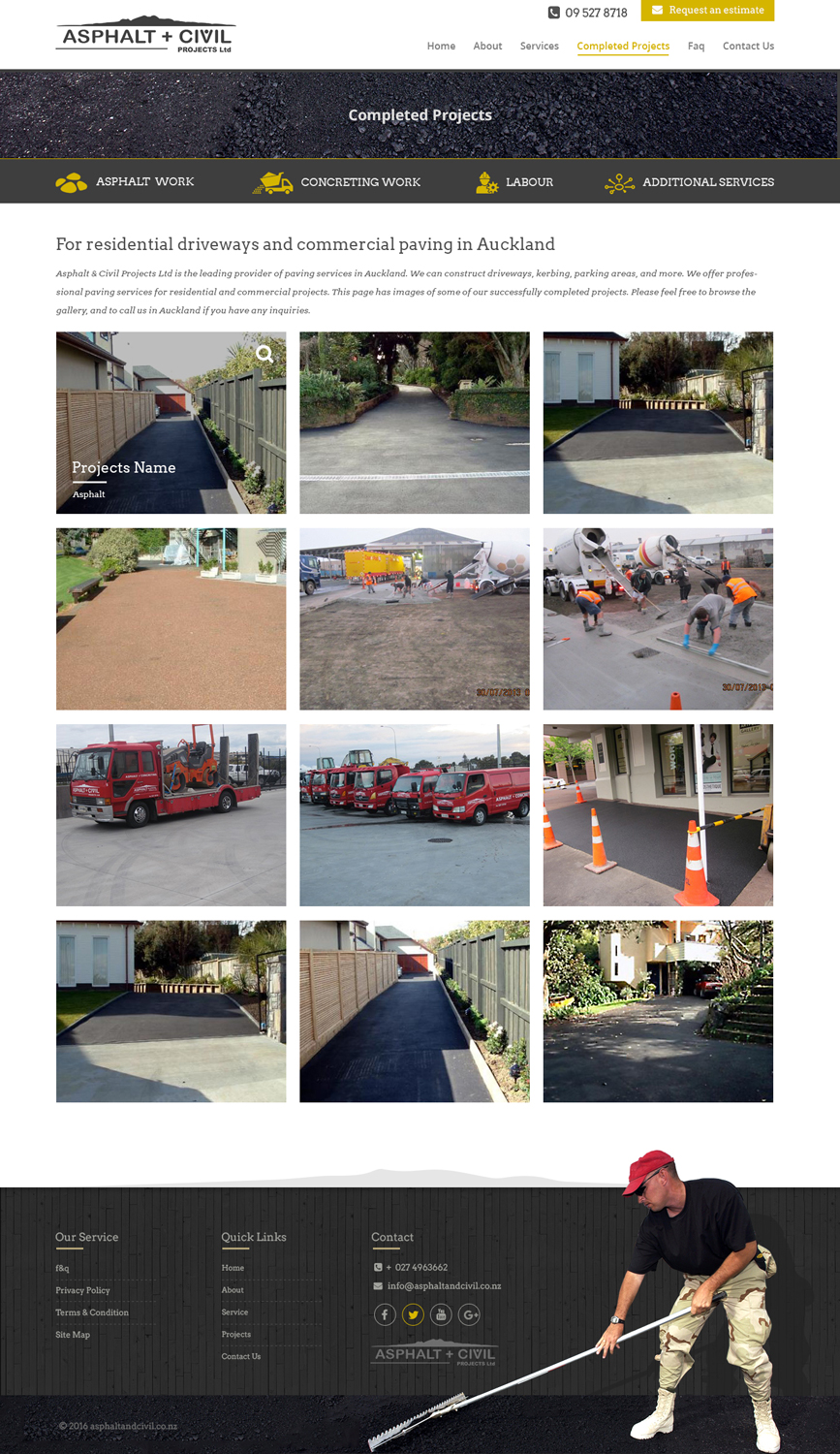 Web-Design von Web n Graphic Group für Tombleson Construction LTD | Design #11021252