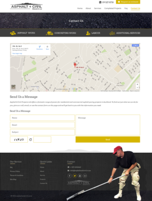Web Design by Web n Graphic Group for Tombleson Construction LTD | Design: #11021253