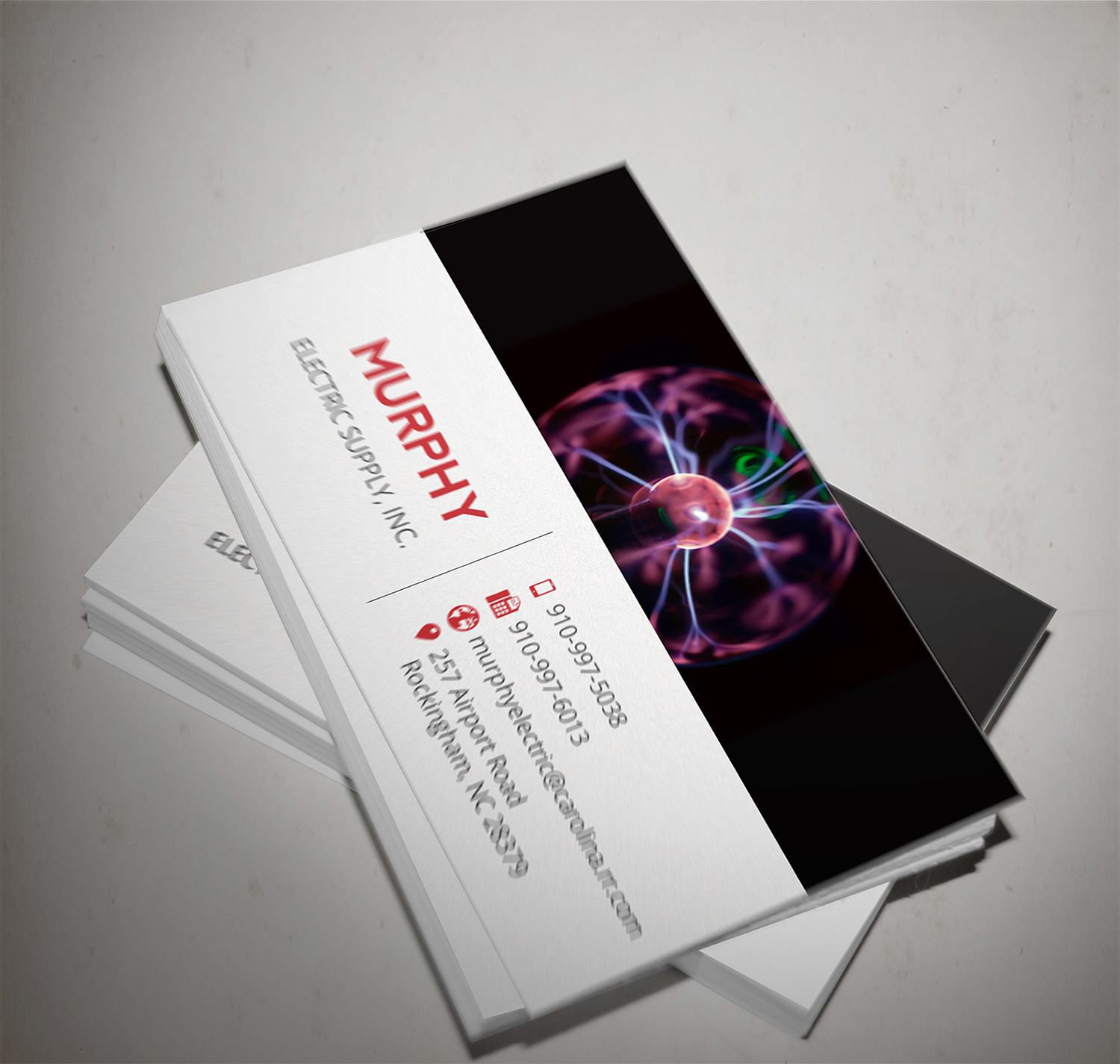 Business Card Design by stwebre1a for Murphy Electric Supply, Inc. | Design #10952237