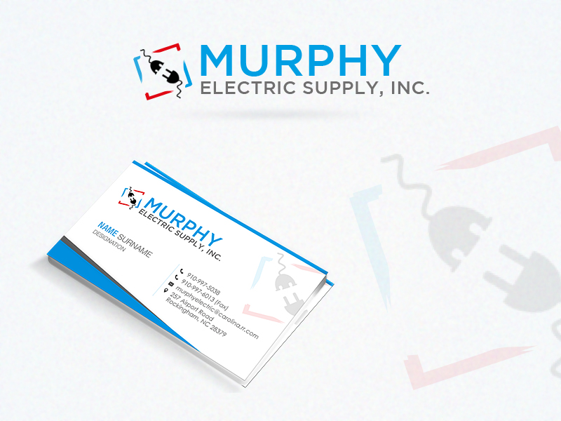 Design de Carte de Visite par FLEXIN pour Murphy Electric Supply, Inc. | Design #11003730