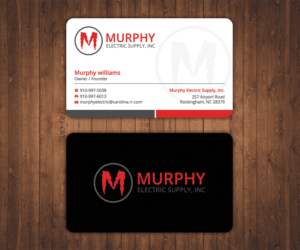 Diseño de Tarjeta de Presentación por Stylez Designz para Murphy Electric Supply, Inc. | Diseño: #11046260