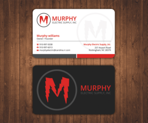 Diseño de Tarjeta de Presentación por Stylez Designz para Murphy Electric Supply, Inc. | Diseño: #11046261