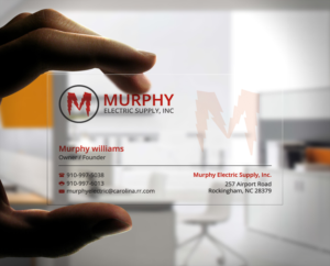 Diseño de Tarjeta de Presentación por Stylez Designz para Murphy Electric Supply, Inc. | Diseño: #11046453