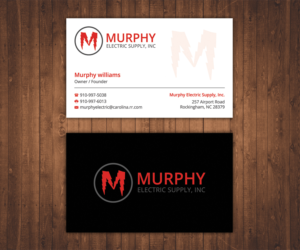 Diseño de Tarjeta de Presentación por Stylez Designz para Murphy Electric Supply, Inc. | Diseño: #11046454