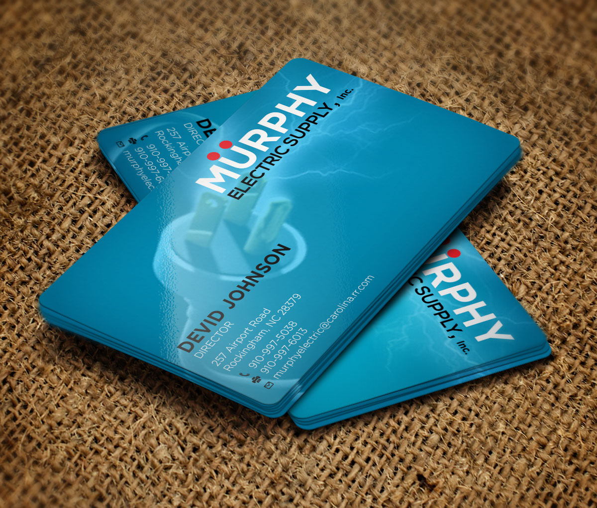 Diseño de Tarjeta de Presentación por Verified artistry (Design garden) para Murphy Electric Supply, Inc. | Diseño #10983682