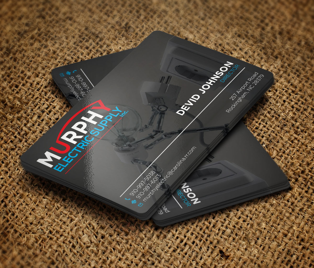 Business Card Design by Verified artistry (Design garden) for Murphy Electric Supply, Inc. | Design #10983684