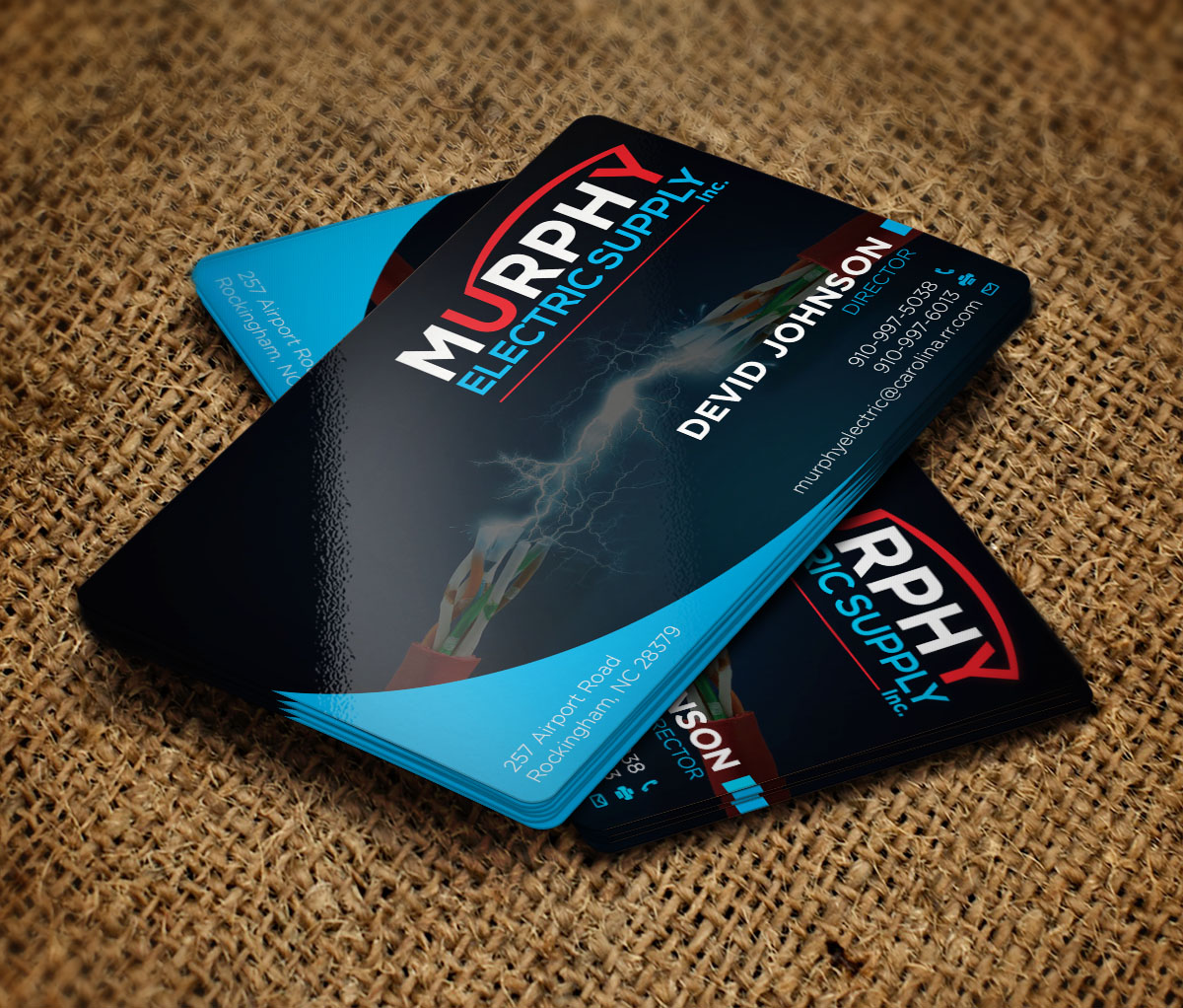 Business Card Design by Verified artistry (Design garden) for Murphy Electric Supply, Inc. | Design #10983690