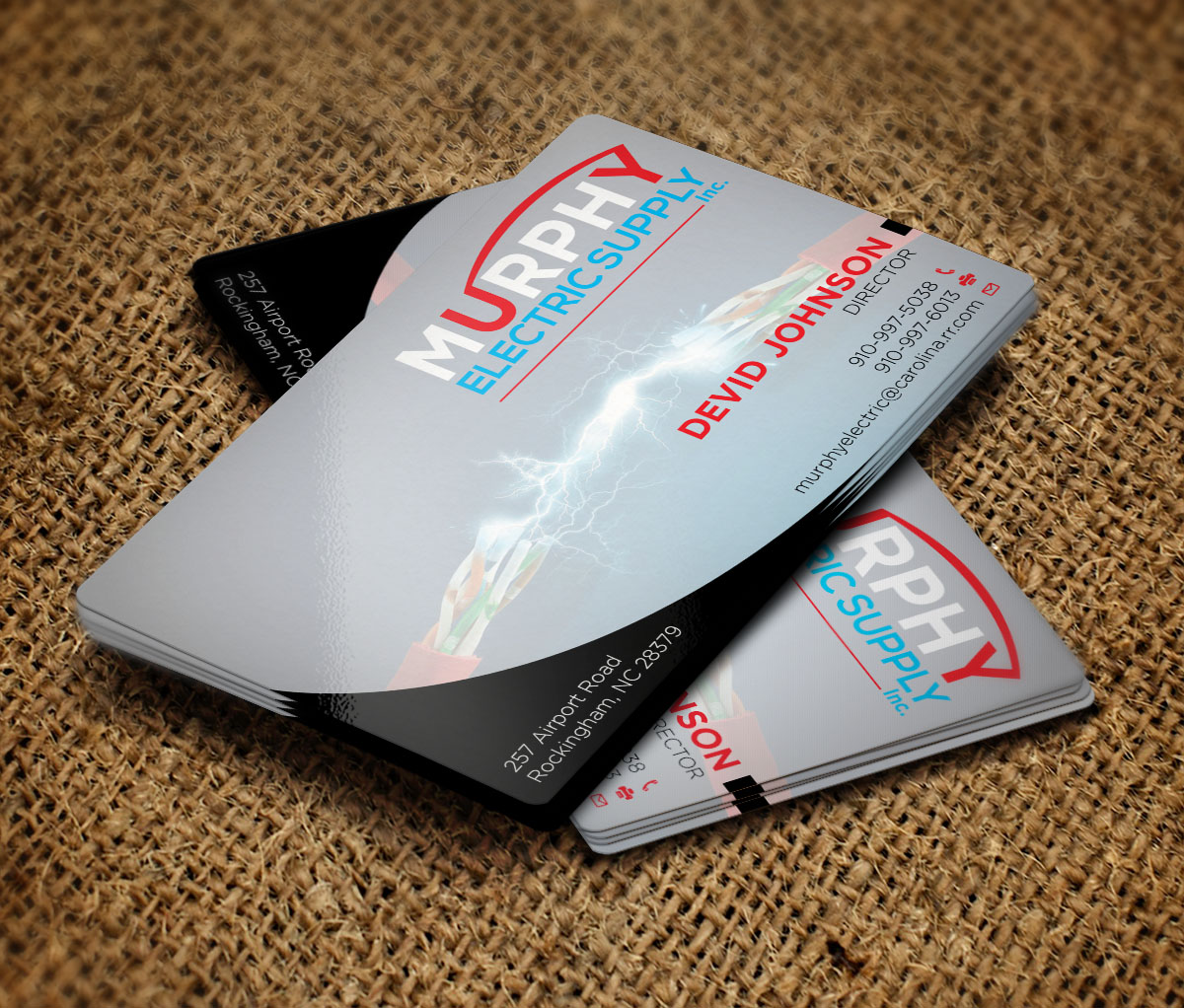 Business Card Design by Verified artistry (Design garden) for Murphy Electric Supply, Inc. | Design #10983692