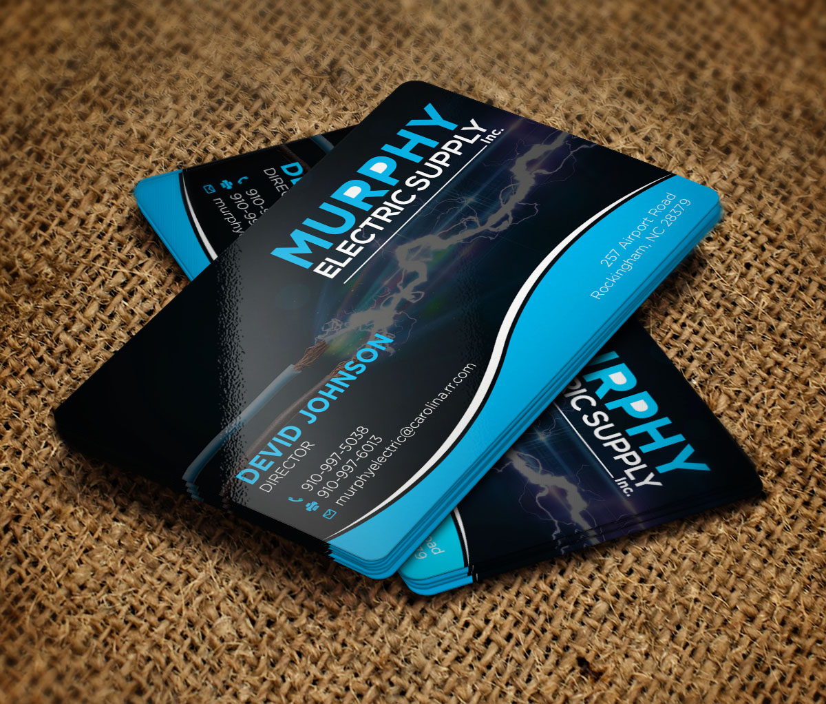 Business Card Design by Verified artistry (Design garden) for Murphy Electric Supply, Inc. | Design #10983695