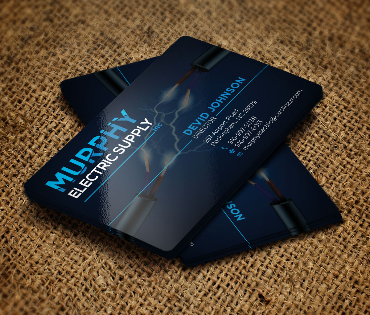 Business Card Design by Verified artistry (Design garden) for Murphy Electric Supply, Inc. | Design #10983710