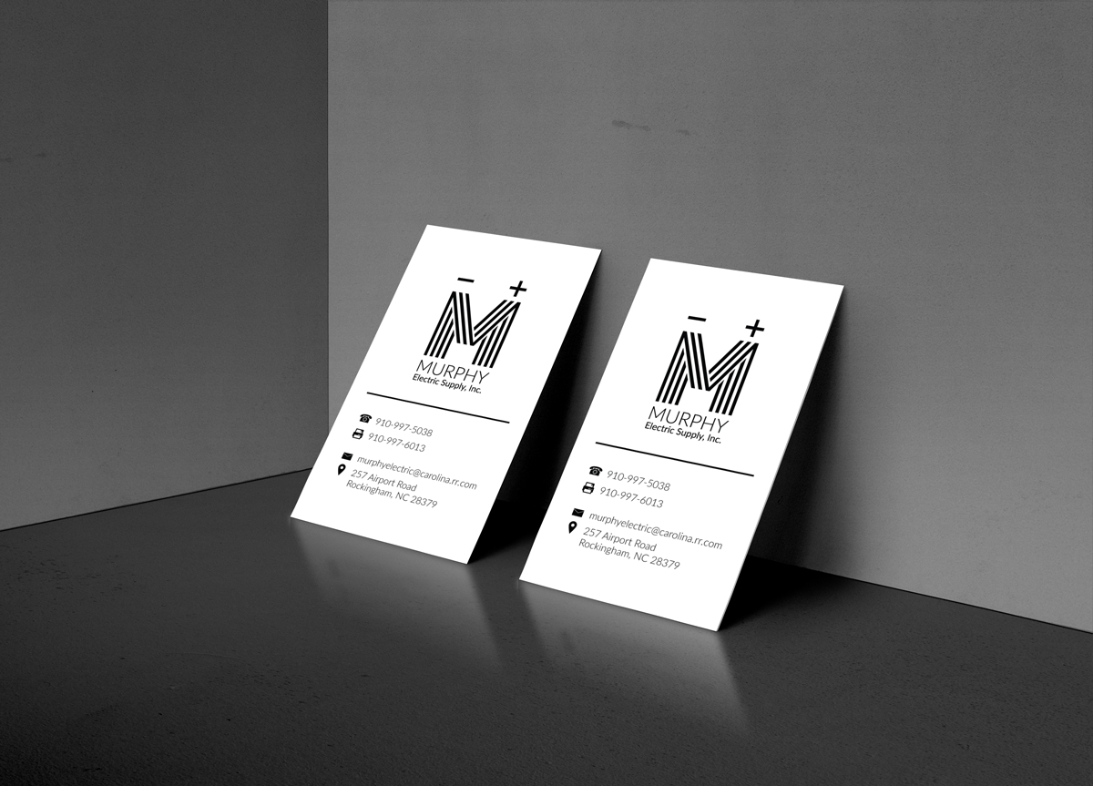 Business Card Design by JK18 for Murphy Electric Supply, Inc. | Design #11044852