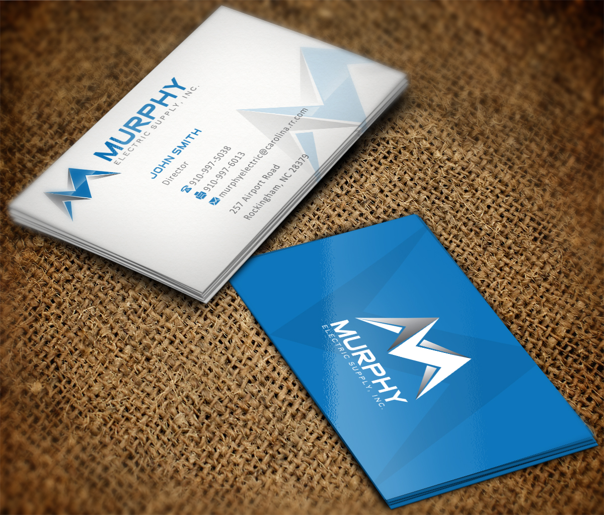 Diseño de Tarjeta de Presentación por Grafactory para Murphy Electric Supply, Inc. | Diseño #10991445