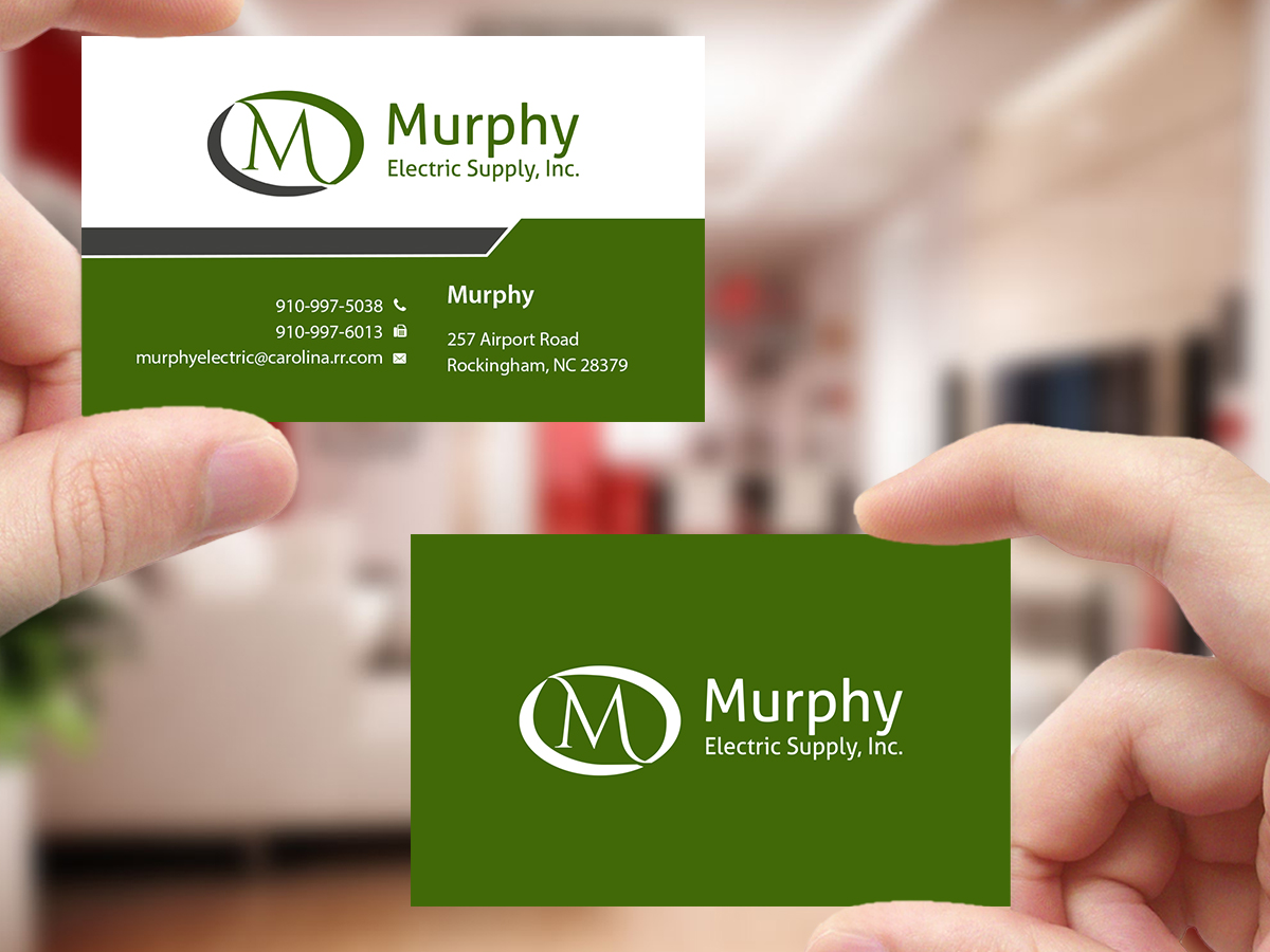 Business Card Design by Creations Box 2015 for Murphy Electric Supply, Inc. | Design #10969820