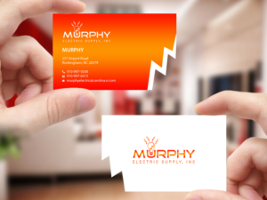 Business Card Design by Creations Box 2015 for Murphy Electric Supply, Inc. | Design: #10969825