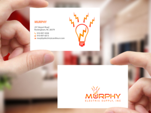 Business Card Design by Creations Box 2015 for Murphy Electric Supply, Inc. | Design: #10969830