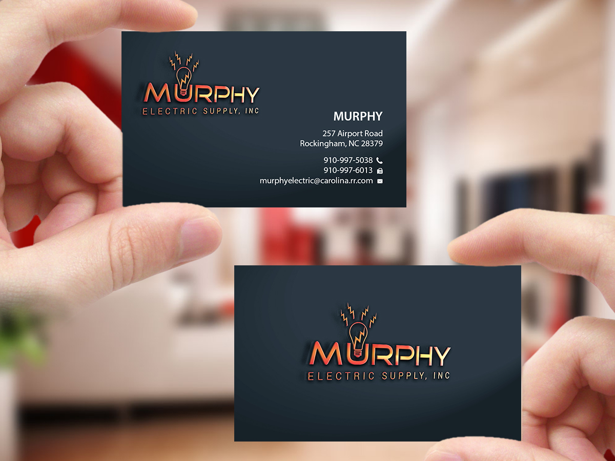 Design de Carte de Visite par Creations Box 2015 pour Murphy Electric Supply, Inc. | Design #10969834