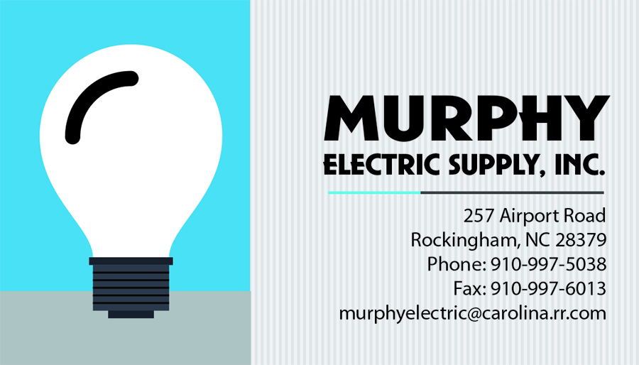 Business Card Design by jmsgraphicdesign for Murphy Electric Supply, Inc. | Design #10986660