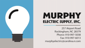 Design de Carte de Visite par jmsgraphicdesign pour Murphy Electric Supply, Inc. | Design #10986660