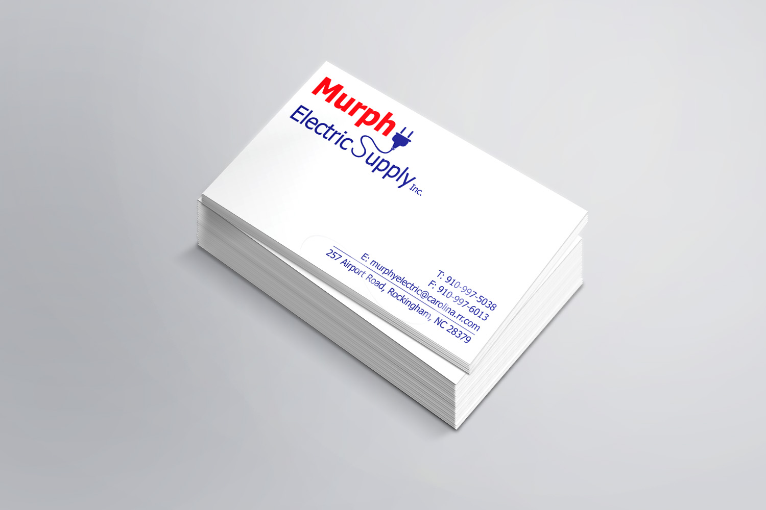 Business Card Design by tanmoy.pramanik for Murphy Electric Supply, Inc. | Design #10970216