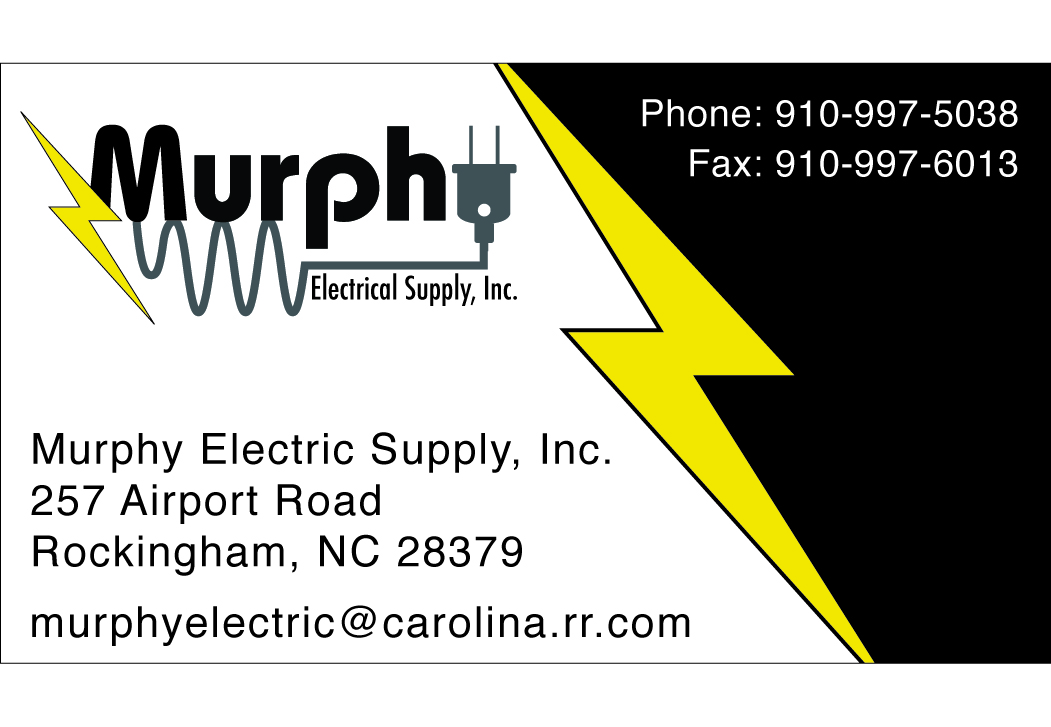 Business Card Design by kingrl for Murphy Electric Supply, Inc. | Design #10953083