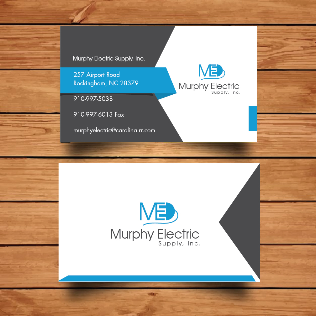 Business Card Design by Creative Forum for Murphy Electric Supply, Inc. | Design #10960773