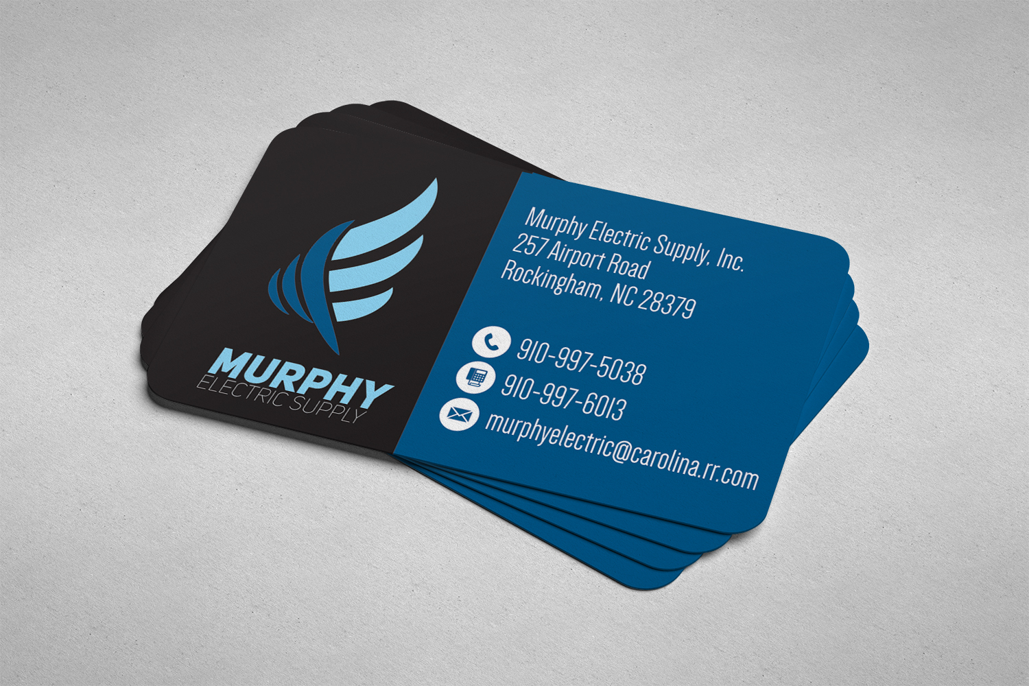 Business Card Design by alhemique1 for Murphy Electric Supply, Inc. | Design #10956003