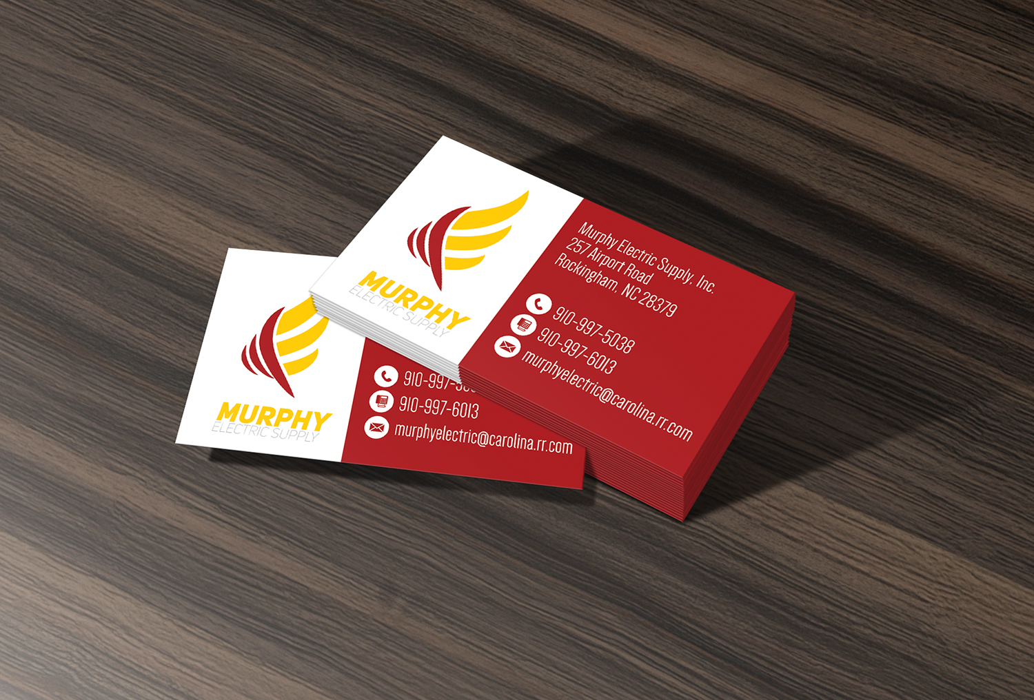 Business Card Design by alhemique1 for Murphy Electric Supply, Inc. | Design #10956057