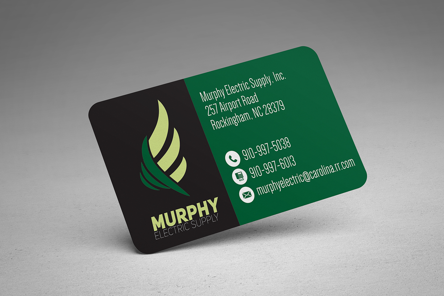 Business Card Design by alhemique1 for Murphy Electric Supply, Inc. | Design #10956062
