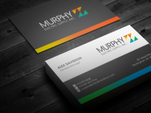 Murphy Electric Supply, Inc. Business Card Design | Business Card Design by logodentity