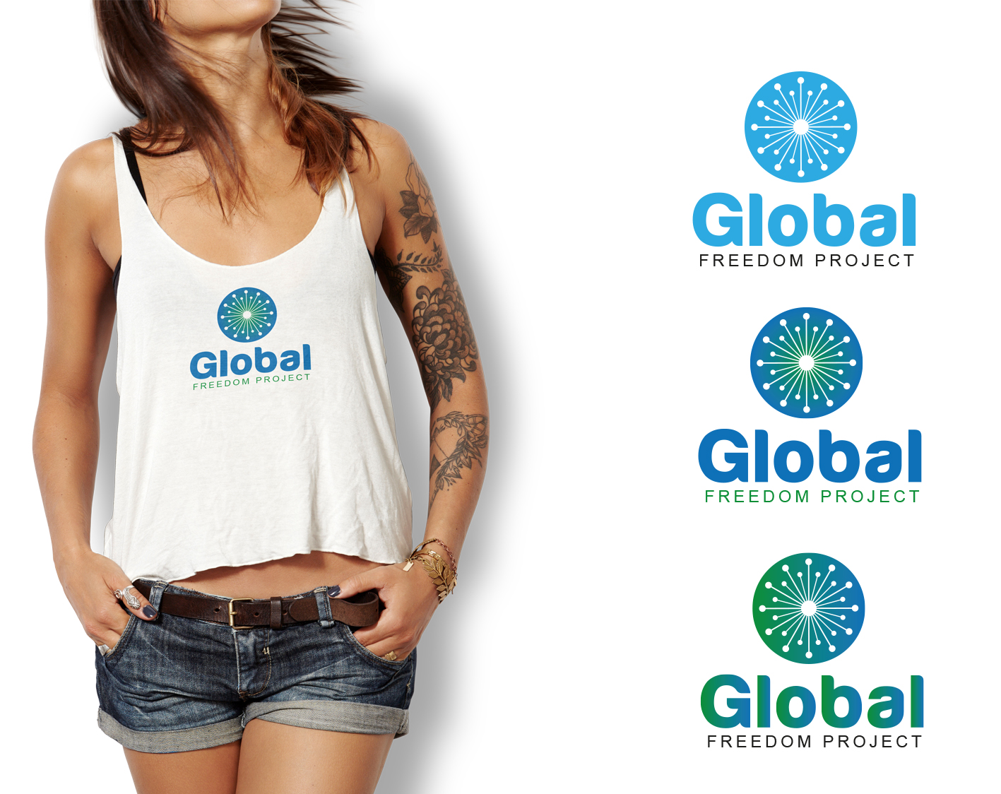 Logo Design by ginagiacomini1972 for Global Freedom Project | Design #11063955