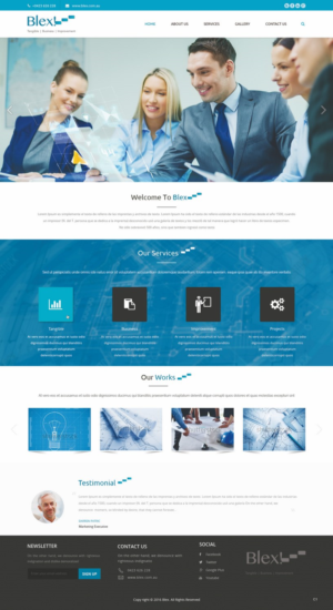 Web Design by pb for Blex | Design: #10962108