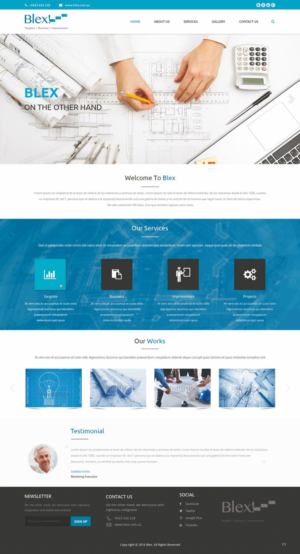 Web Design by pb for Blex | Design: #10962109