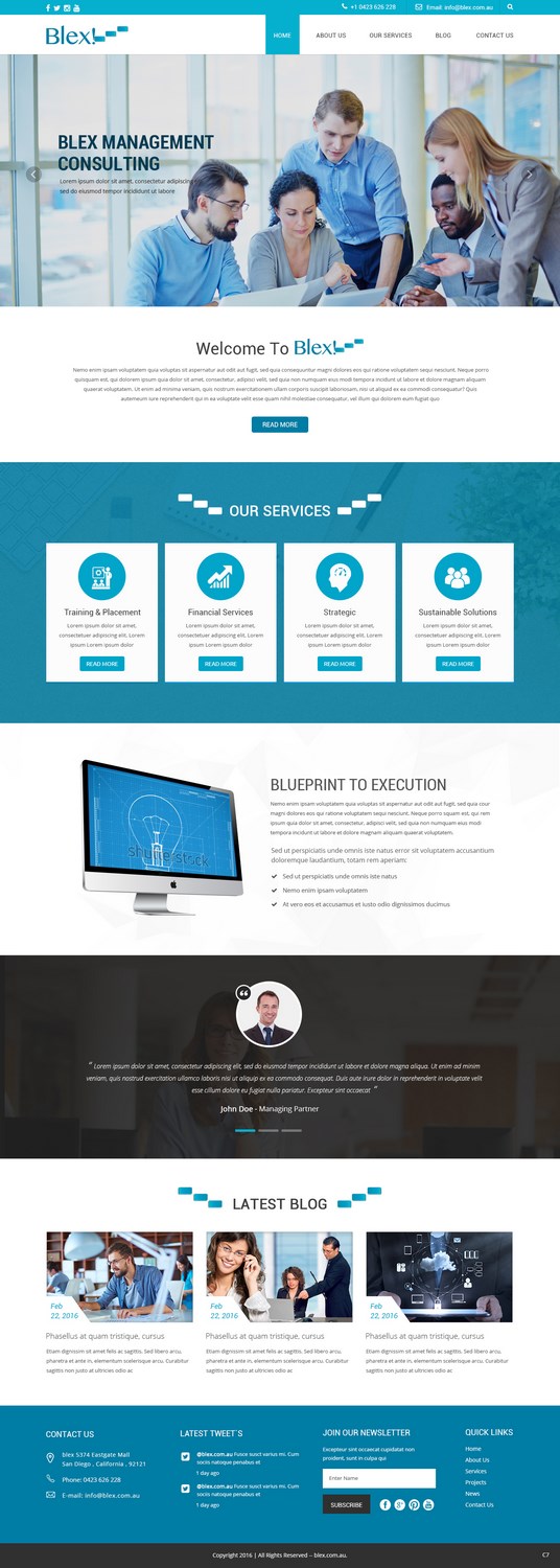 Web-Design von pb für Blex | Design #10962110