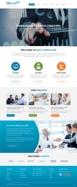 Web Design by pb for Blex | Design: #10962111