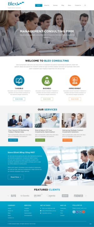 Web Design by pb for Blex | Design: #10962112