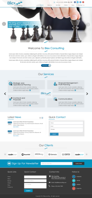 Web Design by Sbss for Blex | Design: #10961072
