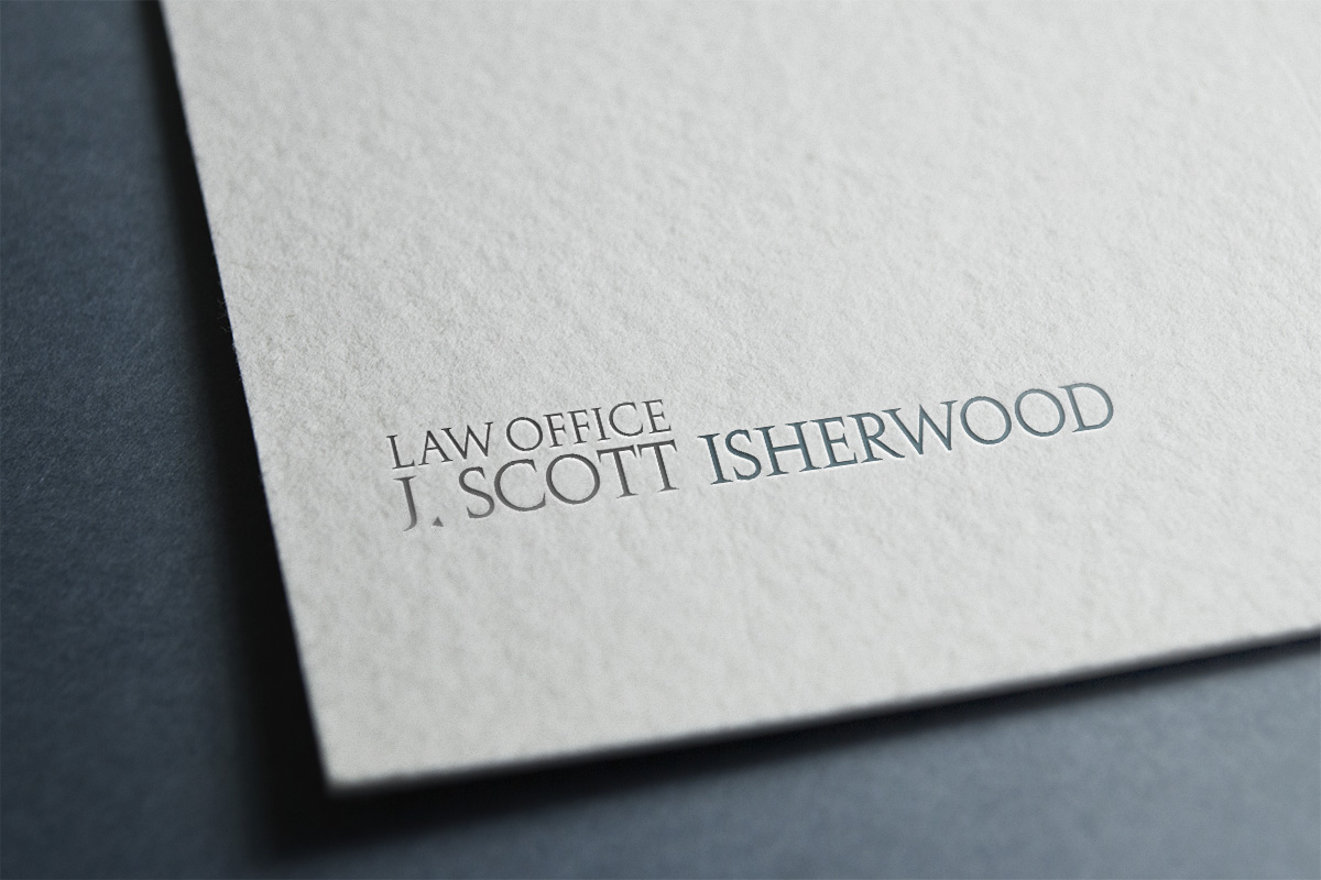 Logo Design by  Darksign for Law Offices of J. Scott Isherwood | Design #2268095